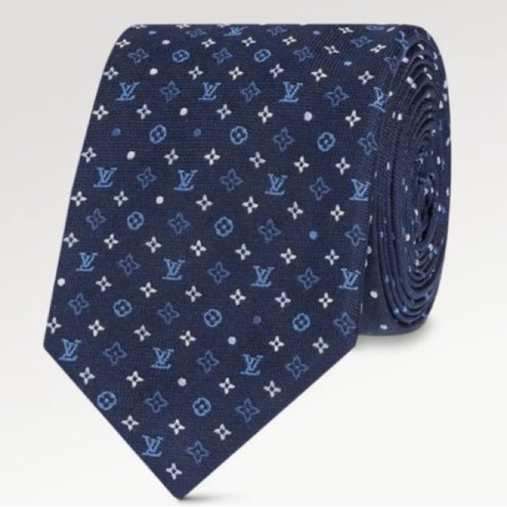 Monogram Gradient Dots Tie NWT in gift box